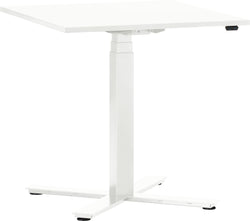 FLEXCUBE Table de conférence réglable en hauteur - Blanc / L: 70.0 cm x P: 70.0 cm x H: 62.5 cm