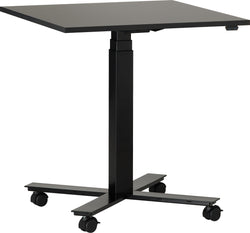 FLEXCUBE Table de conférence réglable en hauteur - Noir / L: 70.0 cm x P: 70.0 cm x H: 66.5 cm
