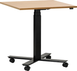 FLEXCUBE Tavolo da riunione regolabile in altezza - Quercia / L: 70.0 cm x P: 70.0 cm x A: 66.5 cm