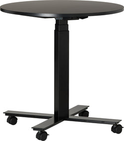 FLEXCUBE Besprechungstisch höhenverstellbar - Schwarz / H: 66.5 cm