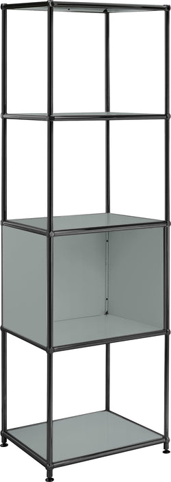 Scaffale FLEXCUBE - Grigio / L: 40,0 cm x P: 40,0 cm x A: 155,5 cm