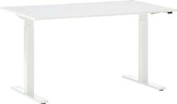 FLEXCUBE EASY Bureau régable en hauteur - Blanc / P: 120.0 cm x L: 70.0 cm x H: 68.0 cm