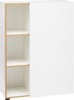 OSLO OSLO Etagère - Blanc / L: 80.0 cm x P: 33.5 cm x H: 108.5 cm