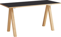 OSLO Schreibtisch - Schwarz / B: 140.0 cm x T: 70.0 cm x H: 74.0 cm