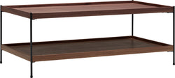 MALA Salontisch - Nussbaum / B: 110.0 cm x T: 60.0 cm x H: 42.0 cm