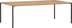 BAO Salontisch - Eiche massiv / schwarz / B: 120.0 cm x T: 70.0 cm x H: 40.0 cm