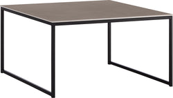 AVEA Table basse - béton clair / noir / L: 65.0 cm x P: 65.0 cm x H: 35.6 cm