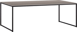 AVEA Table basse - béton clair / noir / L: 120.0 cm x P: 70.0 cm x H: 43.6 cm