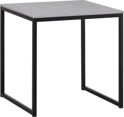 AVEA Beistelltisch - Kreta / schwarz / B: 40.0 cm x T: 40.0 cm x H: 40.8 cm