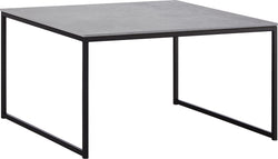 AVEA Table basse - Crète / noir / L: 65.0 cm x P: 65.0 cm x H: 35.8 cm