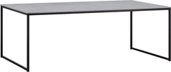 Table basse AVEA - Crète / noir / L : 120,0 cm x P : 70,0 cm x H : 43,8 cm