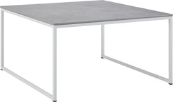 AVEA Table basse - Crète / gris / L: 65.0 cm x P: 65.0 cm x H: 35.8 cm