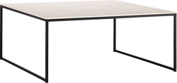 AVEA Table basse - Lunaire / noir / L: 90.0 cm x P: 90.0 cm x H: 39.8 cm