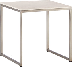 AVEA Beistelltisch - Lunar / Edelstahl / B: 40.0 cm x T: 40.0 cm x H: 40.8 cm