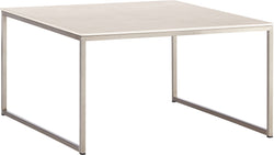 AVEA Table basse - Lunaire / Acier inoxydable / L: 65.0 cm x P: 65.0 cm x H: 35.8 cm