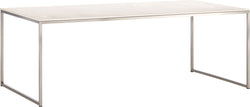 AVEA Table basse - Lunaire / Acier inoxydable / L: 120.0 cm x P: 70.0 cm x H: 43.8 cm