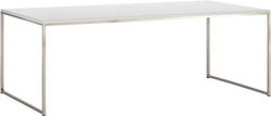 AVEA Salontisch - grau / Edelstahl / B: 120.0 cm x T: 70.0 cm x H: 44.0 cm