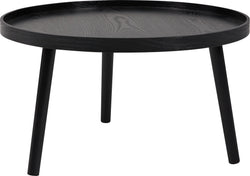 MAILA Table basse - Noir / L: 60.0 cm x P: 60.0 cm x H: 34.0 cm