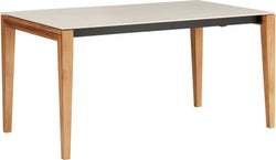 MEDICI Eiche konisch/WildGrey 150/207x90x75cm - B: 150.0 - 207.0 cm x T: 90.0 cm x H: 75.0 cm / Danae