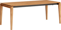 Table à rallonges MEDICI - L : 150,0 - 207,0 cm x P : 90,0 cm x H : 76,5 cm / Marron
