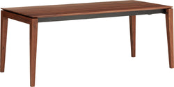 MEDICI Table à rallonge - noyer / L: 190.0 cm x P: 90.0 cm x H: 76.5 cm