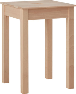 Tabouret HOLZ-TABURETT II - L : 32,0 cm x P : 32,0 cm x H : 46,0 cm / Marron clair