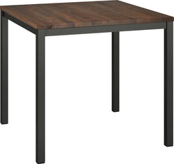 ALEXIS II Table - noyer / L: 80.0 cm x P: 80.0 cm x H: 75.0 cm