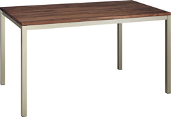 ALEXIS II Table - noyer / L: 140.0 cm x P: 80.0 cm x H: 75.0 cm