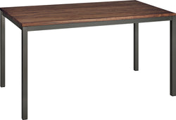 ALEXIS II Table - noyer / L: 140.0 cm x P: 80.0 cm x H: 75.0 cm