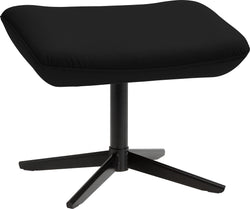 ARNOLD Repose-pieds - Noir / L: 55.0 cm x P: 37.0 cm x H: 43.0 cm