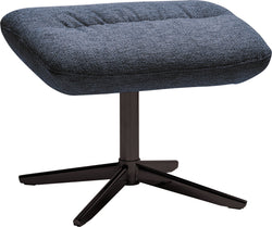 ARNOLD Poggiapiedi - Blu / L: 55.0 cm x P: 37.0 cm x A: 43.0 cm