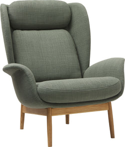 Poltrona FRITZ - Verde / L: 93,0 cm x P: 90,0 cm x A: 102,0 cm
