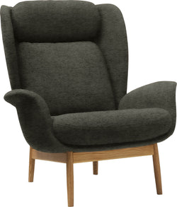 FRITZ Hocker - Grün / B: 93.0 cm x T: 90.0 cm x H: 102.0 cm