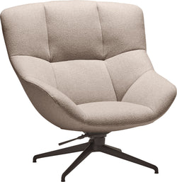 Fauteuil / tabouret ANTIA - Naturel / L : 93,0 cm x P : 96,0 cm x H : 94,4 cm Fauteuil
