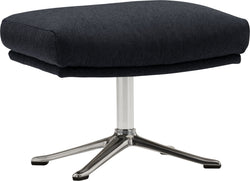 ANDRES Hocker - Dunkelgrau / B: 51.0 cm x T: 40.0 cm x H: 41.0 cm