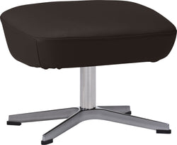 MALEA Hocker - Braun / B: 52.0 cm x T: 39.0 cm x H: 38.0 cm