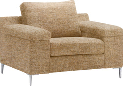 DIENER Sessel - Gelb / B: 99.0 cm x T: 92.0 cm x H: 81.0 cm