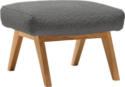 ANDRES Repose-pieds - Gris / L: 51.0 cm x P: 48.0 cm x H: 41.0 cm