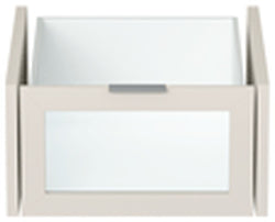 MODUL Innenschublade - Weiss / B: 48.4 cm x T: 53.0 cm x H: 25.0 cm