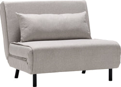 BERND II Bettsofa - Hellgrau / B: 100.0 cm x T: 91.0 cm x H: 82.0 cm