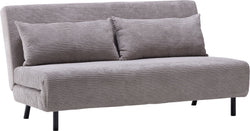 BERNADETTE Divano letto - Grigio chiaro / L: 161.0 cm x P: 91.0 cm x A: 82.0 cm
