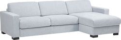 OPUS II Eckbettsofa - Hellblau / B: 281.0 cm x T: 101.0 cm x H: 83.0 cm