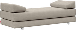 LOVISA Canapé-lit - Beige / L: 200.0 cm x P: 84.0 cm x H: 82.0 cm