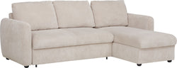 LUARA Ecksofa mit Auszug - Beige / B: 240.0 cm x T: 168.0 cm x H: 93.0 cm
