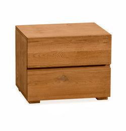 HASENA MENZA Nachttisch - Wildeiche natur / B: 48.0 cm x T: 40.0 cm x H: 38.0 cm