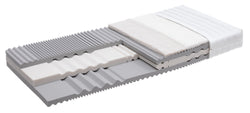 Materasso robusta ELANBASIC II medium - 200,0 cm x 80,0 cm / Bianco