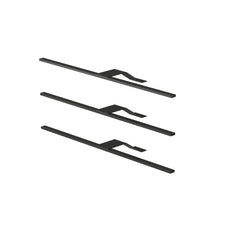 MODUL Schrank-Aussenbeleuchtung LED Set - Schwarz / B: 15.5 cm x T: 50.0 cm x H: 4.0 cm