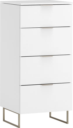 MODUL Commode - Blanc / L: 45.0 cm x P: 43.0 cm x H: 98.0 cm