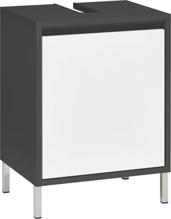 SIERRA Armadietto per lavabo - Antracite / Bianco / L: 45.0 cm x P: 35.0 cm x A: 60.0 cm