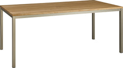 ALEXIS II Tisch - B: 160.0 cm x T: 80.0 cm x H: 75.0 cm / Braun